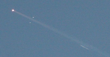 Booster rocket separation