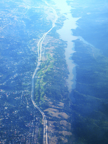 Crystal Springs Reservoir and the San Andreas
