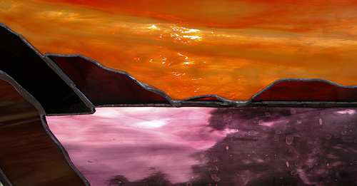 Jan Searls' Stained Glass Sunrise