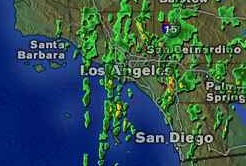 Early rain in SB