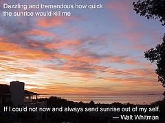 Sunrise and Whitman